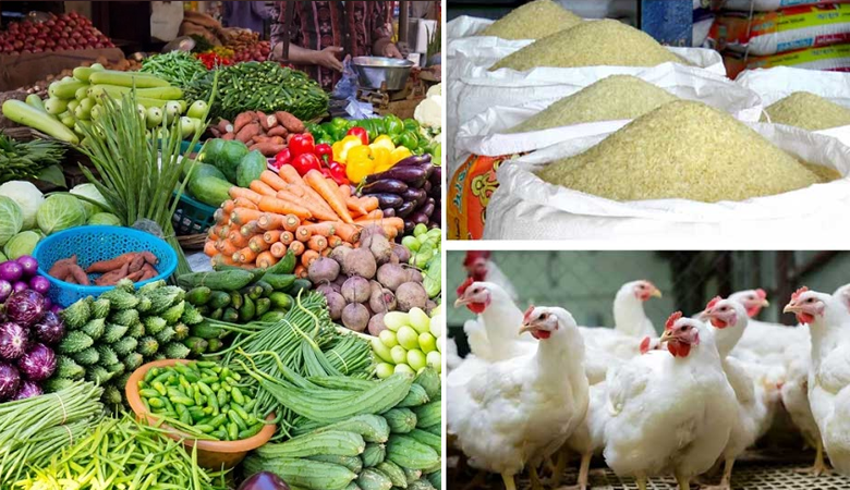বেড়েছে চাল-মুরগির দাম, ভরা মৌসুমেও চড়া সবজির বাজার