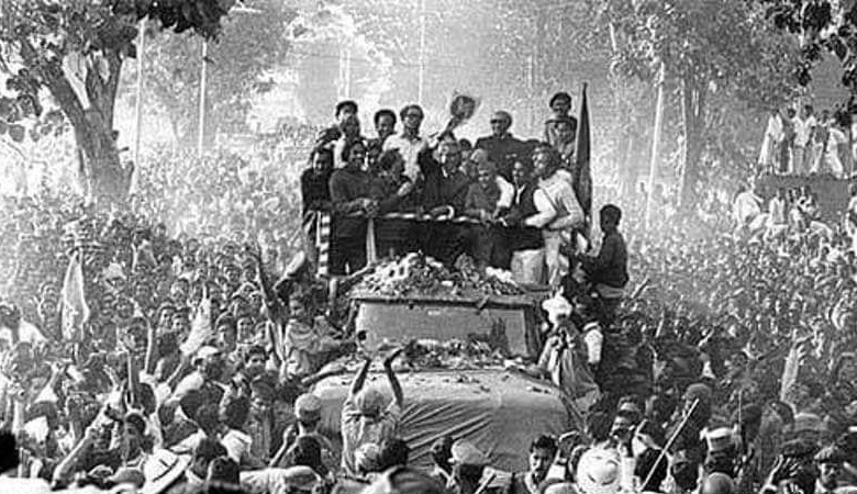 বঙ্গবন্ধুর স্বদেশ প্রত্যাবর্তন দিবস আজ