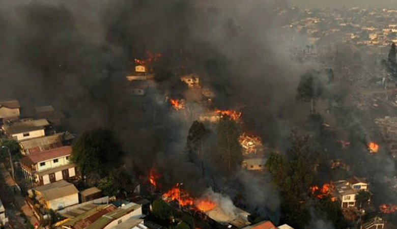 চিলিতে ভয়াবহ দাবানলে ১৮ জন নিহত
