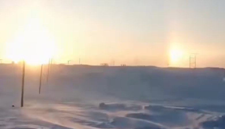 রাশিয়ার সাকহালিন দ্বীপে দেখা গেল ‘দুটি সূর্য’!