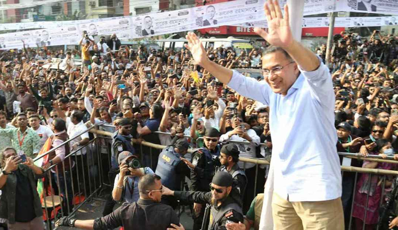 ঢাকাকে নিরাপদ শহরে রূপান্তরের অঙ্গীকার করলেন তারেক রহমান