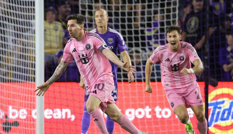 মেসির জোড়া গোলে অরল্যান্ডোর মাঠে মায়ামির ইতিহাস