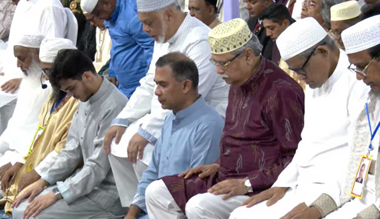 জাতীয় ঈদগাহে ঈদুল ফিতরের প্রধান জামাত অনুষ্ঠিত