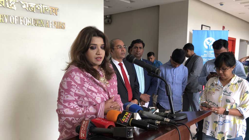 চার দেশ থেকে তেল আসছে: শামা ওবায়েদ