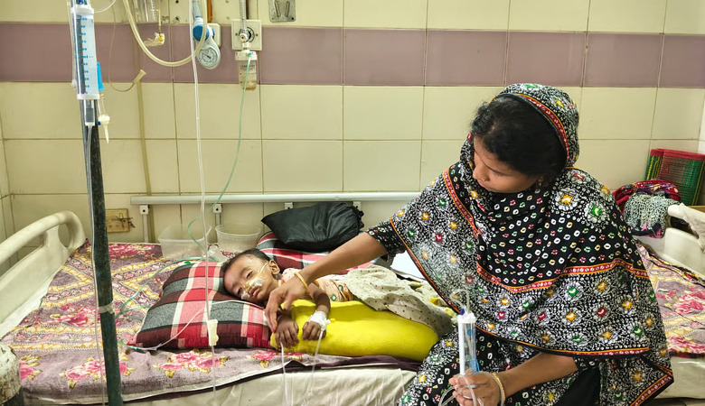 ময়মনসিংহে হামের লক্ষণ নিয়ে আরো ২৭ শিশু ভর্তি