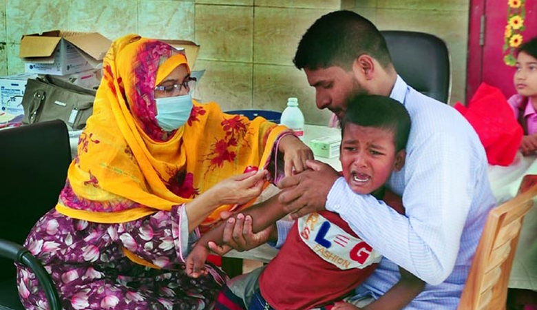 ২০ এপ্রিল পর্যন্ত ২৬ লাখ শিশুকে হামের টিকা দেওয়া হয়েছে: উপদেষ্টা জাহেদ