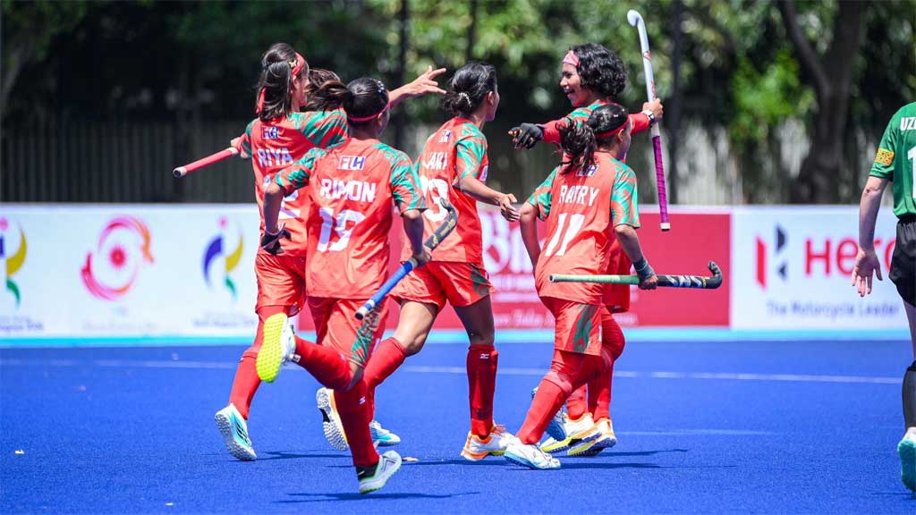 উজবেকিস্তানকে হারিয়ে গ্রুপের শীর্ষে উঠলো বাংলাদেশ