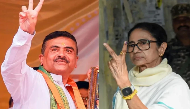 পশ্চিমবঙ্গে পিছিয়ে তৃণমূল, ‘খেলা শেষ’ বার্তা বিজেপির