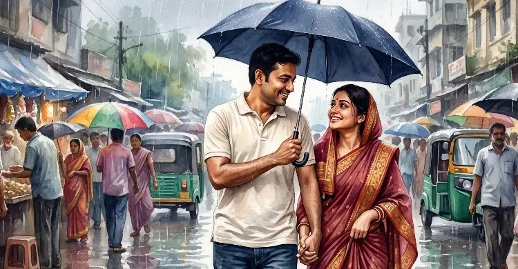কবিতা: আমার ছাতা তোমার পরম নির্ভরতা
