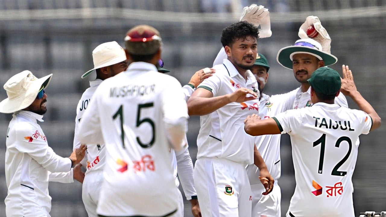 নাহিদ রানার আগুনে ছারখার পাকিস্তান, রোমাঞ্চর টেস্ট জয় বাংলাদেশের