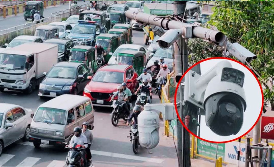 মহাখালীর যানজট কমাতে বসছে এআই ক্যামেরা