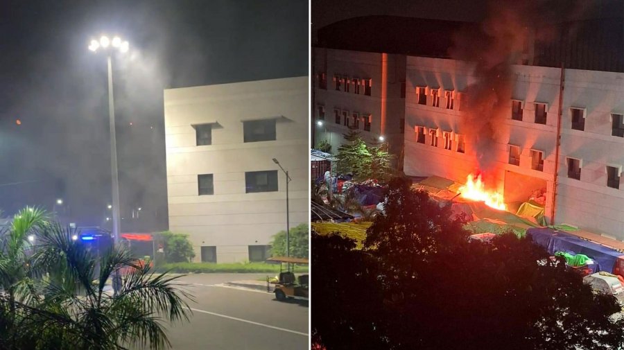 শাহজালাল কার্গোয় আগুন নিয়ে সন্দেহ জিজ্ঞাসাবাদ