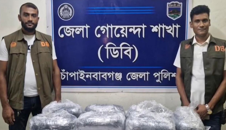 নাড়ুর নামে কুরিয়ারে এলো ১৪ কেজি গাঁজা