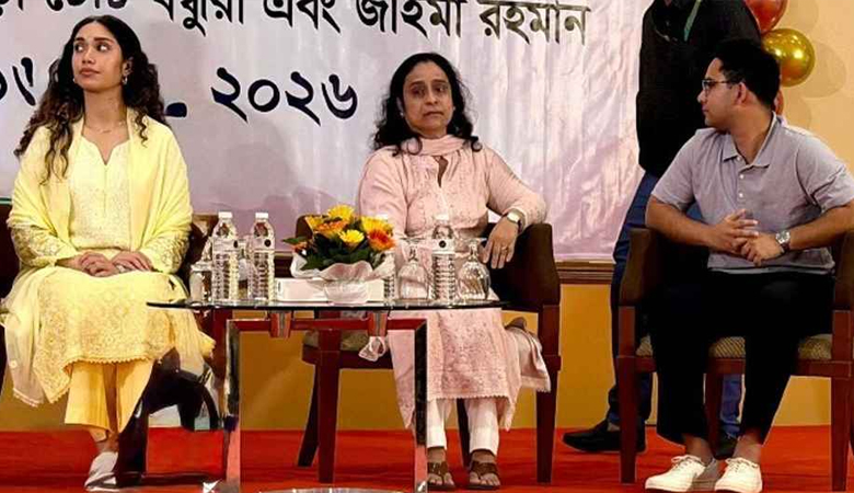 শিক্ষার্থীদের সঙ্গে আড্ডায় জাইমা রহমান, শুনেছেন ও বললেন নিজের জীবনের কথা