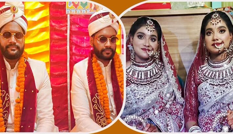 টাঙ্গাইলে যমজ দুই ভাইয়ের সঙ্গে যমজ দুই বোনের বিয়ে