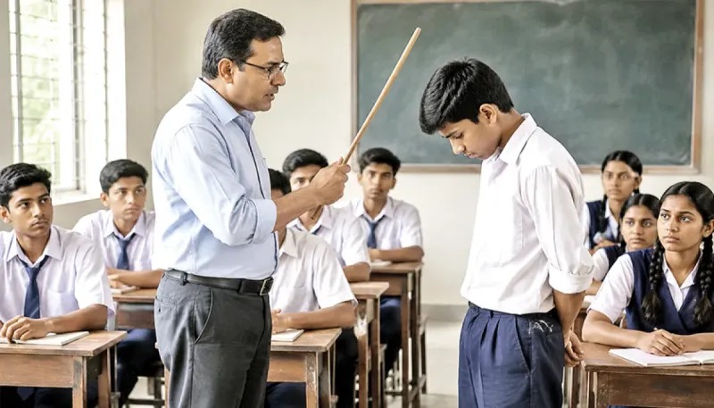 শ্রেণিকক্ষে শিক্ষকের অযোগ্যতা ঢাকার ‘মহৌষধ’ যখন শিক্ষার্থী নির্যাতন