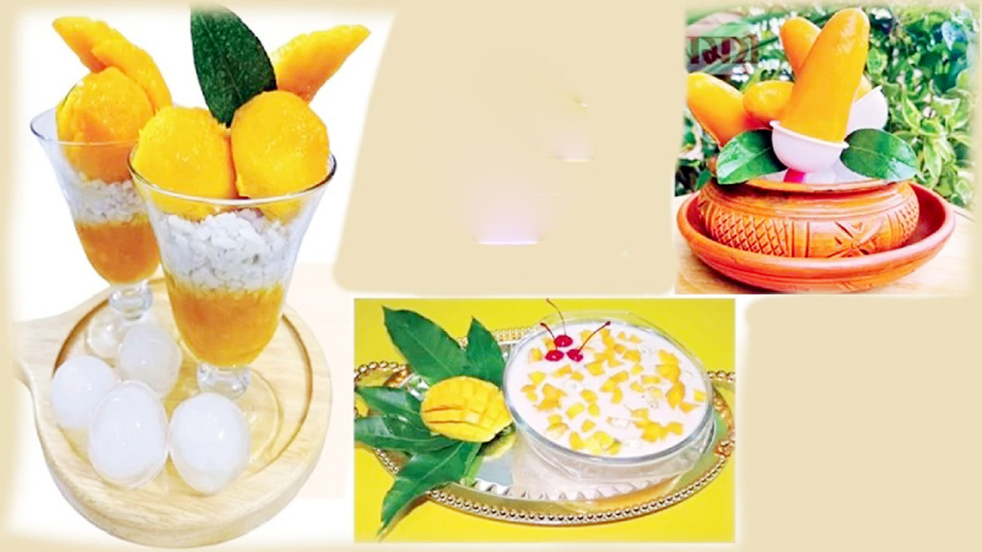 আমের রসে নানা স্বাদের তিন খাবার