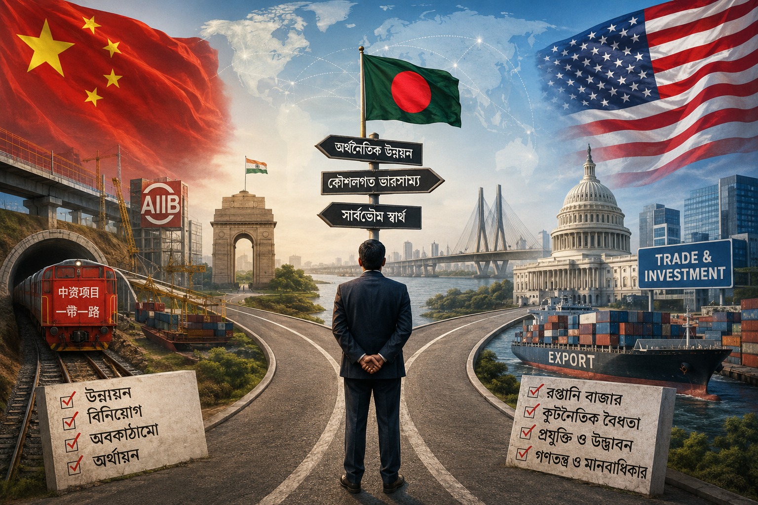 চীন-মার্কিন প্রতিযোগিতা: বাংলাদেশের জন্য সুযোগ না সংকট?