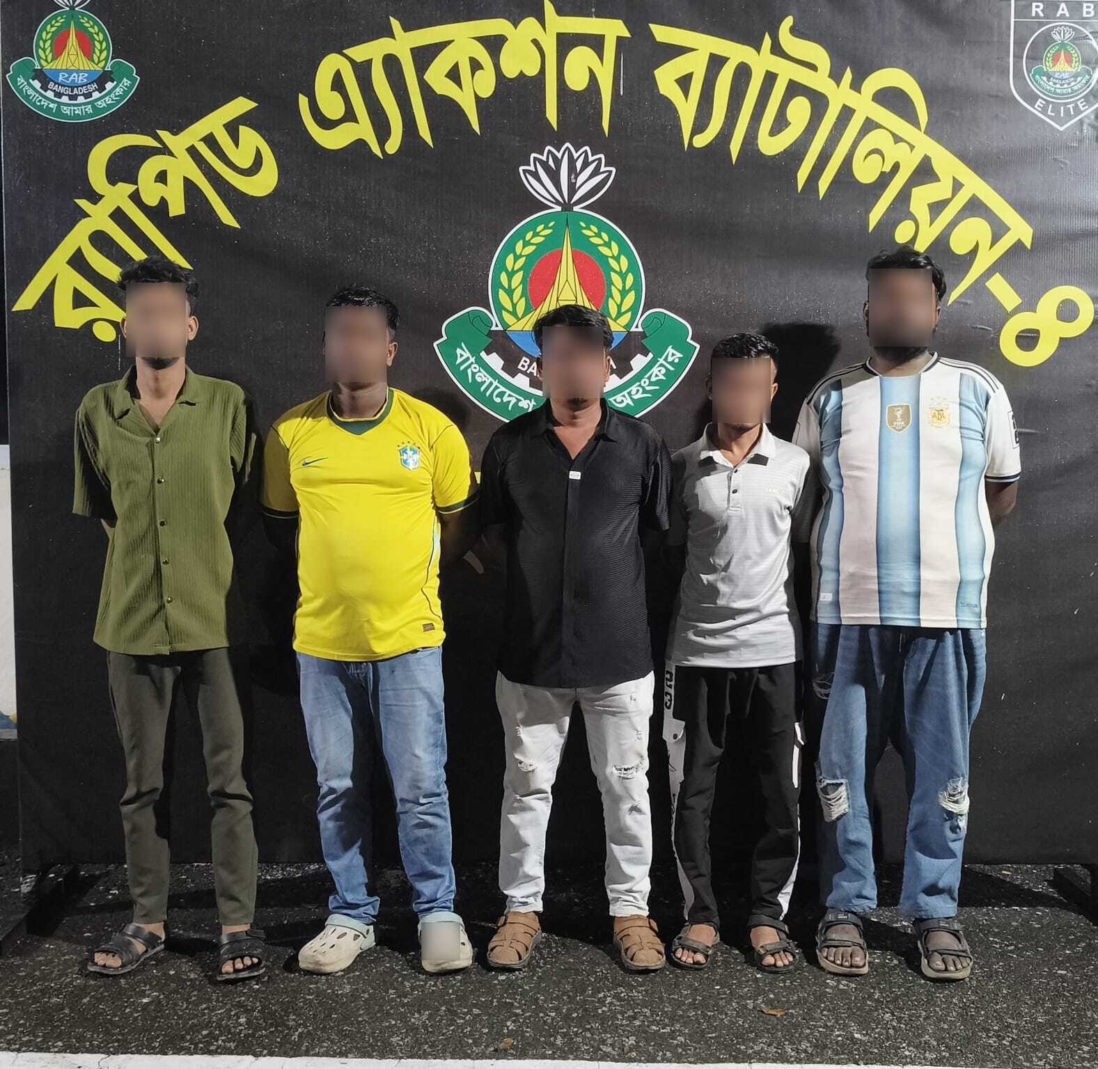 পল্লবীর ‘ভইরা-দে’ গ্রুপের আরো পাঁচ সদস্য গ্রেফতার