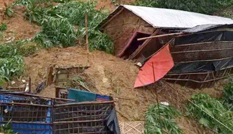 উখিয়ায় পাহাড়ধসে রোহিঙ্গা ক্যাম্পের হেফজখানার আট শিশুর মৃত্যু