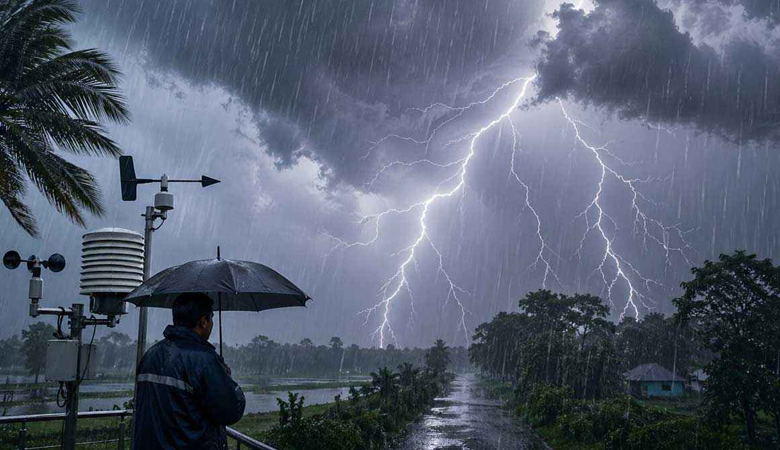 দুপুর ১টার মধ্যে ঢাকায় বজ্রবৃষ্টির আভাস