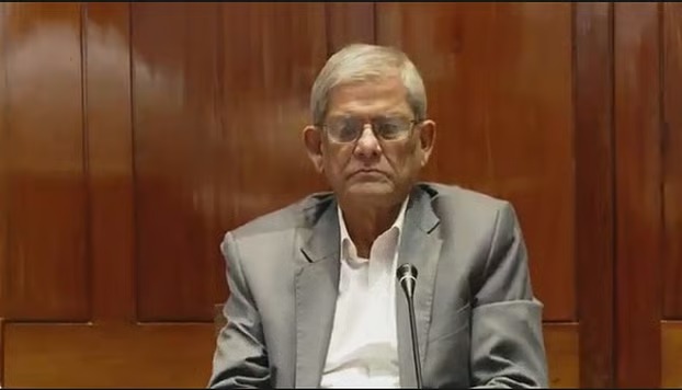 রাষ্ট্রপতি ভোটের আগে বিদায়ী বক্তব্য, কাঁদলেন মির্জা ফখরুল