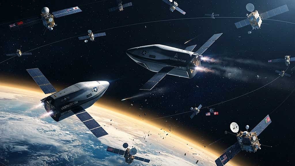 মহাকাশে প্রথম অরবিটাল ডগফাইটের মহড়া যুক্তরাষ্ট্রের