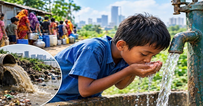 বৈষম্য বা পণ্যের মাপে সুপেয় পানিকে অপবিত্র না করি