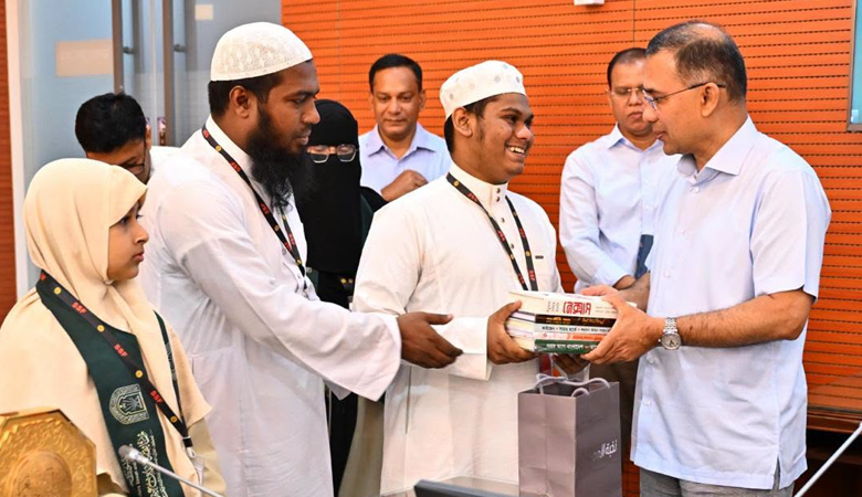 আন্তর্জাতিক কোরআন প্রতিযোগিতায় বিজয়ীদের প্রধানমন্ত্রীর সংবর্ধনা