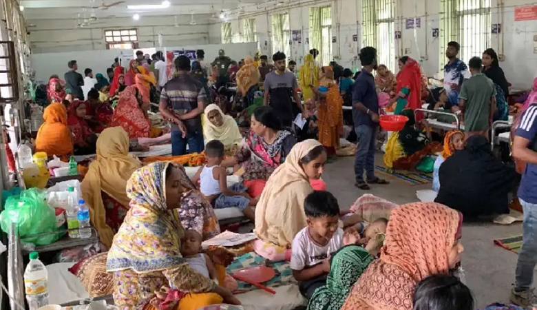 শিশু হাসপাতালে সর্দি-জ্বরের রোগীর উপচে পড়া ভিড়