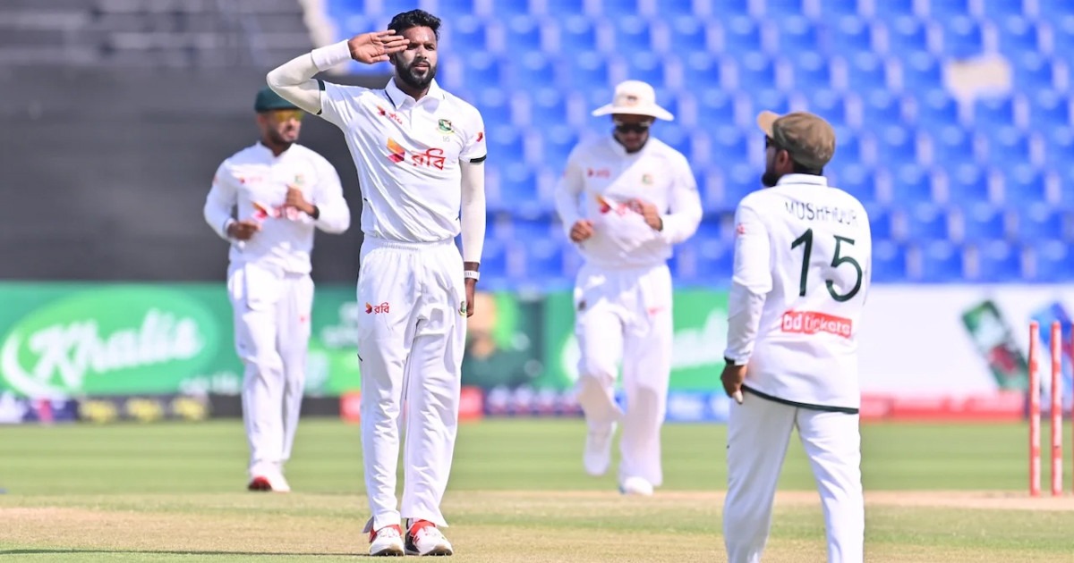 আবুধাবি টেস্টে জয়ের পথে বাংলাদেশ