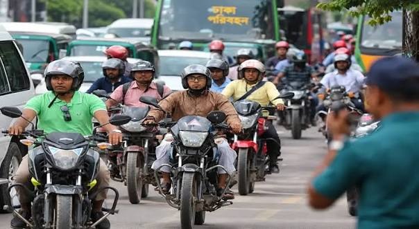 ১৫ নভেম্বরের মধ্যে মোটরসাইকেলের সামনে নম্বরপ্লেট লাগানোর নির্দেশ