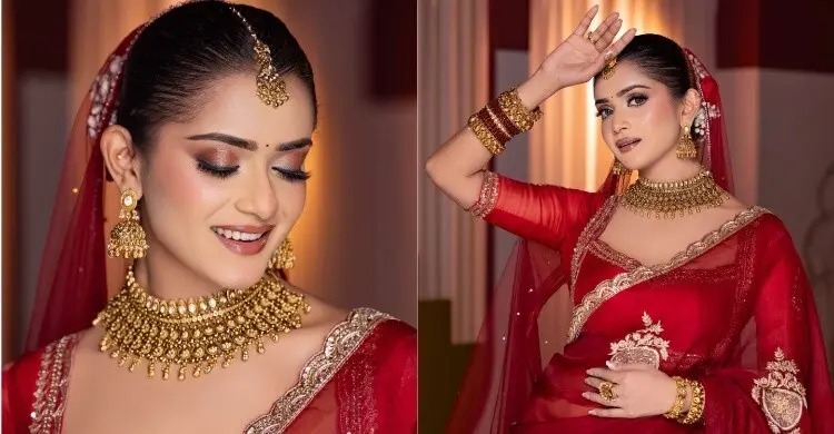 বধূ সাজে তানজিন তিশা
